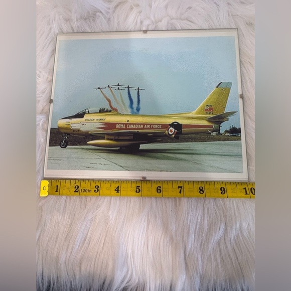 Vintage Royal Canadian Air Force Jet Print - Picture 4 of 4